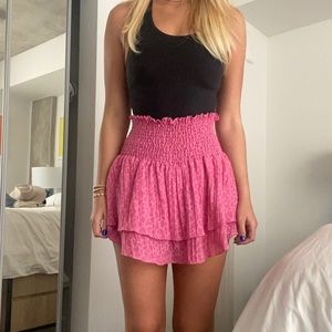 Pink blue life skirt size medium